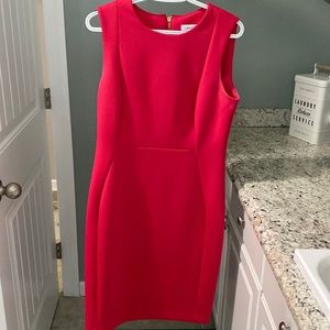 Hot pink Sleeveless Calvin Klein dress